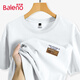 班尼路（Baleno）短袖男夏季美式潮流重磅純棉運動(dòng)寬松簡(jiǎn)約復古休閑圓領(lǐng)打底衫t恤