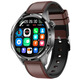 oppoo機通用watch新款gt5 pro智能手表男士gt4手環(huán)多功能運動健康 GT5pro黑盤棕色皮帶 配硅膠表帶