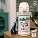 HALEIWA HAPPY MARKET保溫杯直飲不銹鋼寶寶兒童水杯幼兒園大容量吸管杯小學(xué) 購物熊一杯三蓋600ml