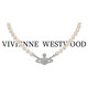 薇薇安·威斯特伍德（Vivienne Westwood）[代購現貨](méi)西太后珍珠項鏈女土星經(jīng)典帶鉆明星同款生日禮物送女友 銀色-土星珍珠項鏈