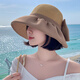 Siggi防曬帽女夏季送媽媽遮陽(yáng)帽大檐草帽蝴蝶結(jié)戶外太陽(yáng)帽