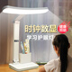 博朗爾臺燈學習護眼燈時鐘充電小臺燈兒童專用閱讀燈學生宿舍燈床頭燈
