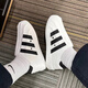 三葉草（Adidas） AdiFom Superstar 黑白 貝殼頭洞洞鞋 休閑鞋 運動鞋 男鞋 女鞋 HQ8750 36