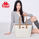 Kappa卡帕 新款正品托特包女大容量學生上課通勤單肩包百搭手提電腦包 生椰拿鐵棕