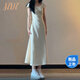JZDZ夏季2025新款女收腰魚(yú)尾包臀連衣裙子法式長(zhǎng)裙修身感小媽白色 米杏色(氣質(zhì)夏日獨(dú)特絕美小裙子/ 商場(chǎng)同款 M 【85-105斤】 商場(chǎng)同款