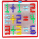 蘑菇釘拼圖拼插玩具歲小孩早教學(xué)習(xí)益智玩具寶寶兒童智力開(kāi)發(fā) 294粒蘑菇釘+84粒數(shù)字字母釘