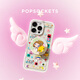 PopSockets【微微日?！な謾C殼】泡泡騷手機保護防摔蘋果手機保護套MAGSAFE磁吸生態(tài)iPhone16 ProMax手機殼 電子日記簿【白框新升級】 iPhone 16 Pro Max