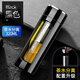 富光玻璃杯塑玻杯防燙隔熱車載防摔茶水分離車載商務(wù)茶杯 【茶水分離款】黑色 320ml