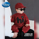 迪士尼（Disney）寶寶春裝新款嬰兒衣服超萌可愛(ài)幼兒連體衣春季長(zhǎng)袖小月齡外出爬服 紅色【單層】 66cm (建議5-14斤)