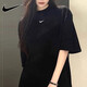 耐克（NIKE）官方t恤女 夏裝新款時(shí)尚寬松舒適簡(jiǎn)約衣服刺繡小勾透氣棉質(zhì)短袖女 FD4150-010 XL