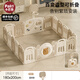 Palu卡巴魯可折疊寶寶游戲圍欄嬰兒童防護(hù)室內(nèi)家用爬爬行墊一體客廳地上樂園 180*200+籃球架（適配市面大部分地墊）