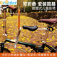 UrRider適用大行P8D8小布折疊自行車兒童座椅前置便攜寶寶公共單車坐椅 活力橙【含安全帶+收納袋】