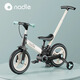 納豆（nadle）兒童平衡車寶寶1-3歲滑步車可折疊3-6歲多功能二合一自行車童車 12寸 橄欖綠（滑行+騎行+推行）