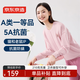 京東京造女士抗菌睡衣春四季棉質(zhì)長袖可外穿圓領(lǐng)套頭家居服寬松套裝 M