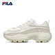 FILA 斐樂官方女老爹鞋厚底運動鞋柔軟輕便跑步鞋3M反光跑鞋