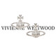 薇薇安·威斯特伍德（Vivienne Westwood）西太后土星耳釘輕奢小眾耳飾送女友送女友生日禮物旗艦正品 銀色