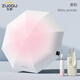 左都（ZUODU）全自動(dòng)雨傘漸變晴雨兩用女遮陽(yáng)防曬防紫外線大號(hào)折疊太陽(yáng)傘男雙人