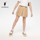POLOWALK童裝夏季新品休閑百搭氣質(zhì)公主女童裙褲AROW527D0101 卡其 110