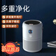 優(yōu)然派空氣凈化器除甲醛新房家用桌面辦公室小型除煙味去醛神器 鋼琴白 實(shí)時(shí)檢測丨智能顯示