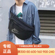 NIKE耐克斜挎包男女單肩包休閑包運(yùn)動(dòng)包戶外騎行包大容量包情侶旅游包 BA5751-010/煤黑 均碼