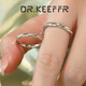 DR.KEEFFRs999純銀藤蔓情侶戒指男女一對活口可調(diào)節(jié)對戒輕奢情人節(jié)七夕禮物 S999足銀單女戒/可異地單發(fā)刻字 活口 ( 可調(diào)節(jié)大小 )