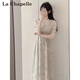 拉夏貝爾（La Chapelle）2025夏季新款新中式改良旗袍款小個子氣質(zhì)高端國風女裝時尚連衣裙 圖片色 XL 建議125-140斤