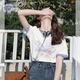 JEANSWEST CLUB真維斯撞色短袖t恤女士2025新款爆款洋氣減齡上衣夏季體恤