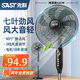 先科（SAST）家用電器臥室大風力定時遙控節(jié)能省電循環(huán)扇 機械【16英寸】七葉羽翼2.7米電源線