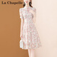 拉夏貝爾（La Chapelle）雪紡連衣裙女裝2025年春夏季新款法式寬松小個(gè)子碎花裙子女夏天 花色 L
