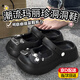 歐因瑪麗珍洞洞鞋女夏季新款外穿包頭厚底海邊沙灘防滑踩屎感涼鞋拖鞋 黑色【39-40（推薦38-39）】