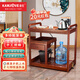 金灶（KAMJOVE） 移動茶車功夫茶盤茶桌家用茶臺移動茶幾泡茶柜自動上水茶具套裝 搭配K9茶藝爐套裝 1個