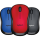 羅技（Logitech）拆封/羅技M220/M221無(wú)線(xiàn)辦公鼠標便攜筆記本臺式電腦滑M240女生靜 (9新)M220 黑灰 官方標配