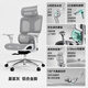 Everseat Flex6Pro 人體工學(xué)椅辦公椅午休可躺椅獨(dú)立腰靠頭枕大坐深電腦椅 晨霧灰+鋁合金腳