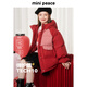 MiniPeace太平鳥童裝女童羽絨服FBACF1104 中國紅 160 cm