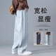 倉(cāng)石一樹 KAZUKI KURAISHI倉(cāng)石一樹牛仔褲男春秋季2025新款水洗潮牌百搭休閑直筒寬松闊腿褲 淺藍(lán)色 XL