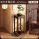 坤奉客廳室內中式花架落地式高檔高顏值新盆景架綠蘿架陽(yáng)臺花盆架子 胡桃色中號-優(yōu)質(zhì)實(shí)木【加粗加高】窄款