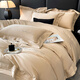 嚴選富安那高檔輕奢A類(lèi)200支長(cháng)絨棉四件套貢緞純棉刺繡被套全棉床單床上用品 香檳金—A類(lèi)親膚長(cháng)絨棉母嬰可用 1.8米床 床單款 （被套200*230cm）