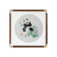 蜀江錦院怡然熊貓框畫(huà)丨成都蜀錦手工藝品熊貓家居擺件中國風(fēng)特色送禮禮品 怡然系列熊貓框畫(huà)（戀竹）