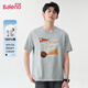 班尼路美式潮牌男士短袖t恤夏季新款休閑復古上衣純棉圓領(lǐng)大碼半袖男ins 【純棉】-灰#MB棒球旗 M 【現貨速發(fā)】