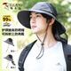 啄木鳥(niǎo)大檐防曬帽遮陽(yáng)帽子男戶(hù)外防紫外線(xiàn)防曬披肩徒步登山帽釣魚(yú)太陽(yáng)帽