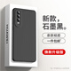 HOLDZU【天使眼】適用華為p30手機(jī)殼HUAWEIP30保護(hù)套硅膠防摔鏡頭全包超薄磨砂高檔男款女-石墨黑