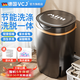 VCJ洗衣機半全自動(dòng)迷你洗衣機小型洗脫一體小型家用母嬰內衣褲洗襪子神器兒童單身人宿舍出租房 新4.5KG【立體水洗去污*定時(shí)降噪快洗】暗夜黑