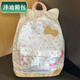 蕓洛日系Hello Kitty甜美可愛(ài)蝴蝶結可愛(ài)貓耳朵大容量雙肩包 KT貓SEA LION藍底標準版 純書(shū)包無(wú)掛件