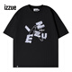 izzue  it潮流短袖t恤男夏季2025年新款男士潮牌街頭風(fēng)半袖青少年衣服