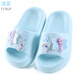 迪士尼兒童拖鞋女孩夏季涼拖鞋愛(ài)莎公主女童室內家居寶寶洗澡防滑 F1362淺藍 17 cm 170