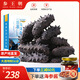 參王朝 大連底播淡干海參干貨遼刺參海鮮水產(chǎn)中秋禮品盒 7A 家庭裝尊品9年 50g*1盒 4-6頭