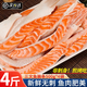 尚致 挪威三文魚(yú)純肉三文魚(yú)魚(yú)腩條魚(yú)油豐富 邊角料碎肉 新鮮瘦肉 【4盒】三文魚(yú)腩條 500g /盒