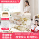 費(fèi)林斯曼尿布臺嬰兒護(hù)理臺多功能操作臺新生兒撫觸臺寶寶洗澡換尿布臺 奶芙米白【龍骨-PLUS旗艦款】 【四面圍欄+可放浴盆+五檔調(diào)節(jié)】