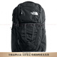 北面（The North Face）時尚百搭便攜大容量 尼龍 雙肩包  男女同款情侶款 黑色 黑色（長36cm*寬24cm*高49cm）約42L