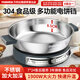 萬利達(dá)電餅鐺不銹鋼電餅鐺無涂層2025新款加大加深電煎鍋家用多功能煎餅鍋烙餅一體機(jī) 32CM大口徑【0涂層+撥桿控溫】